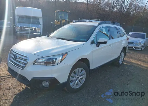 2016 Subaru Outback 2.5I Premium z USA, uszkodzony, nr VIN 4S4BSAHC0G3305350